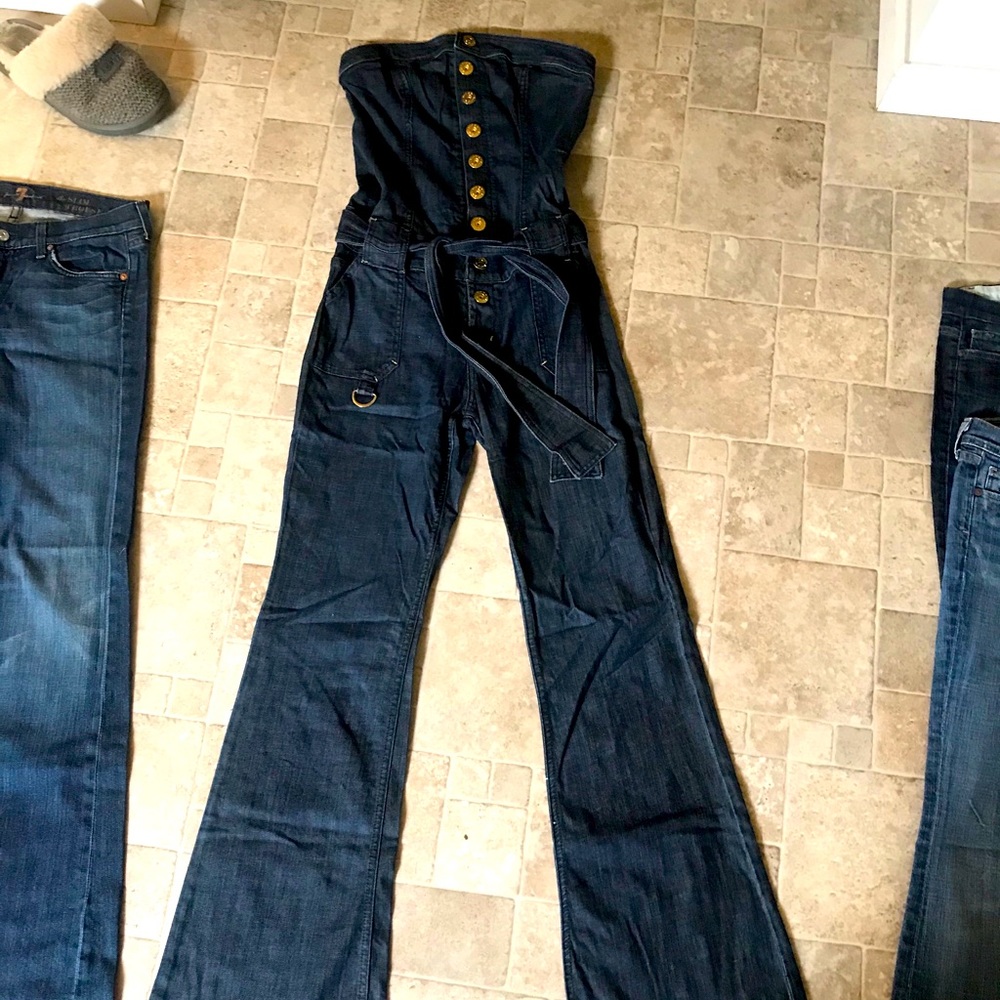 Bebe Jean jumpsuit